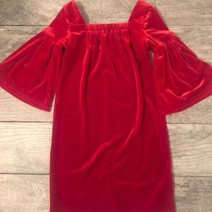 Red Velvet Holiday Dress.